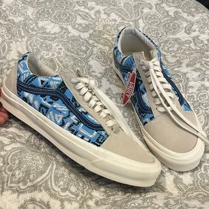 NWT Vans OG Old Skool LX 'Aztec - Whitecap Grey Blue